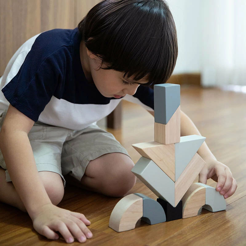 Plan Toys Περιστρεφόμενα Τουβλάκια 8τμχ