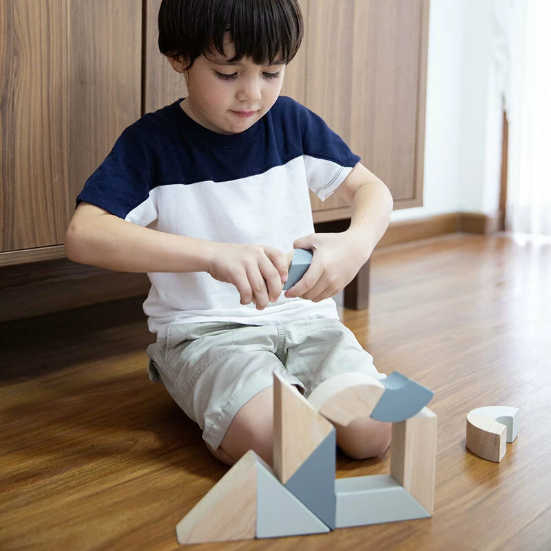 Plan Toys Περιστρεφόμενα Τουβλάκια 8τμχ