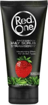 Red One Daily Scrub Strawberry 170ml