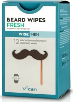 Vican Wise Men Beard Wipes Fresh