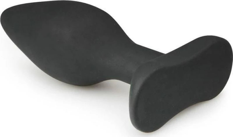 Easytoys Silicone Buttplug Medium Black 12cm