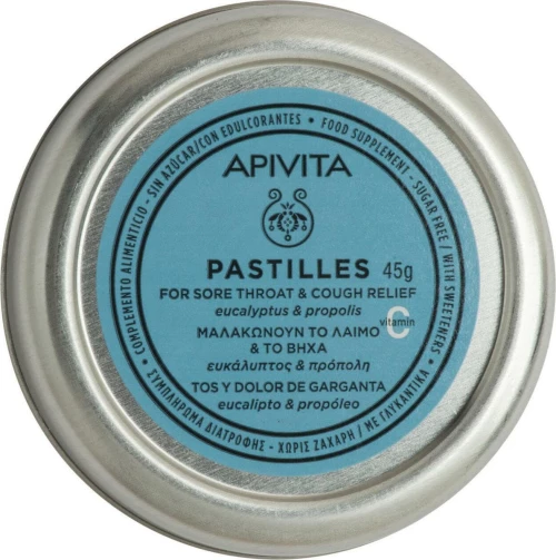 Apivita Pastilles Ευκάλυπτος & Πρόπολη 45gr