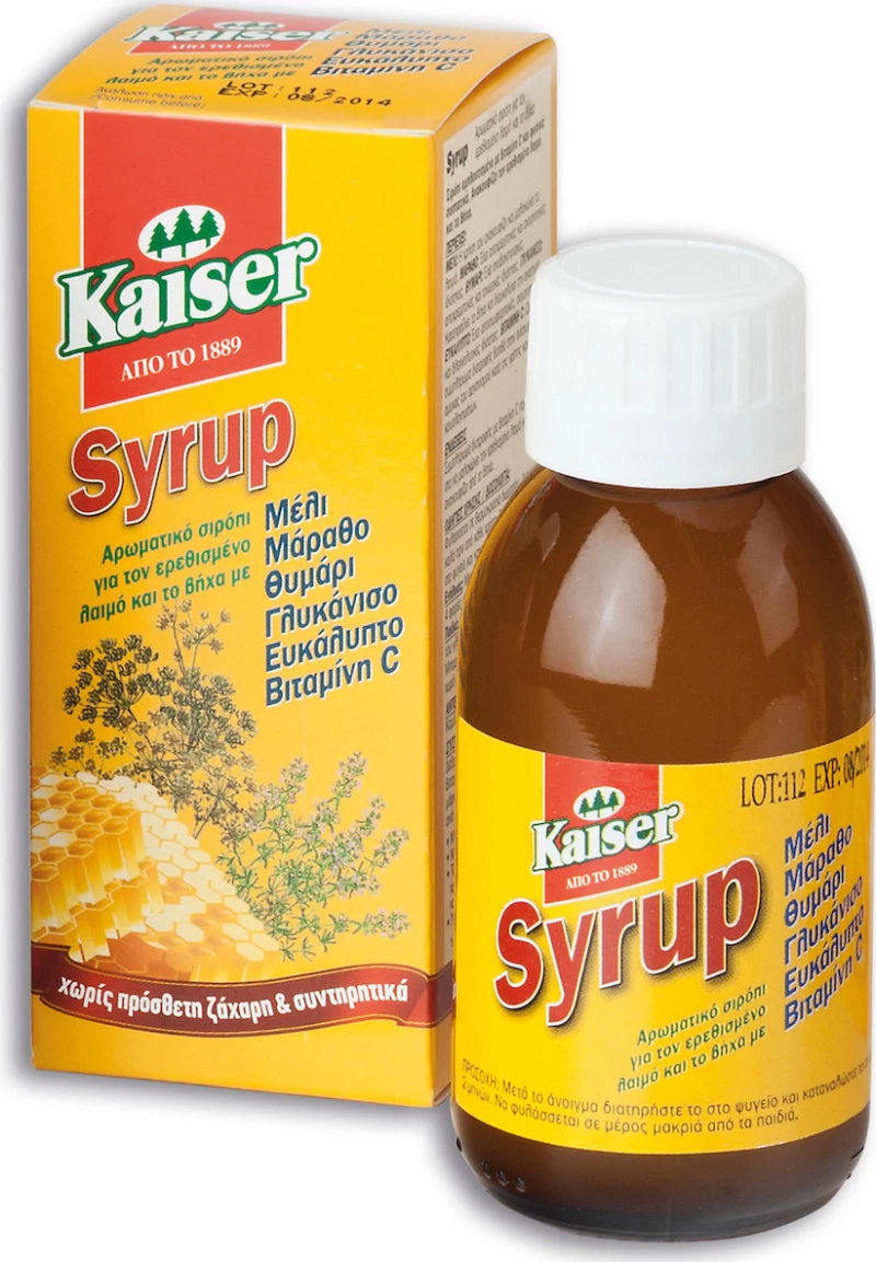 Kaiser 1889 Kids Syrup Φυσική Γεύση 200ml