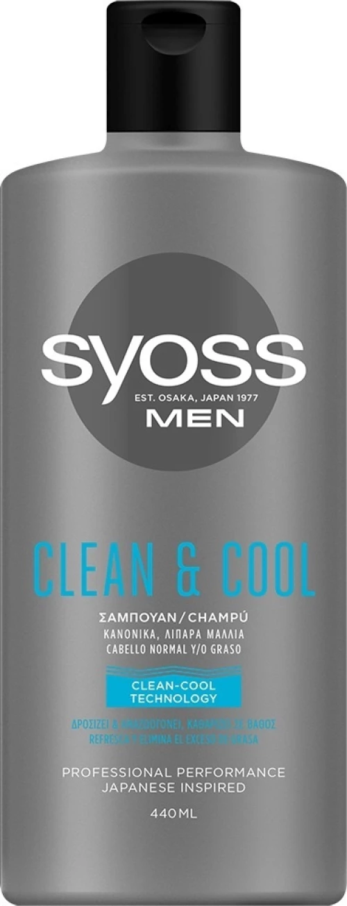 Syoss Men Clean & Cool Shampoo 440ml