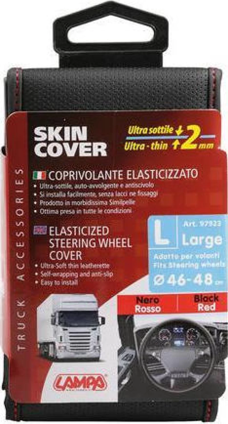 Lampa Skin-Cover Elasticized Black/Red 46-48cm