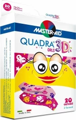 Master Aid Quadra 3D Girls 20τμχ