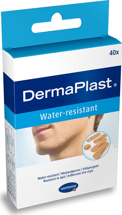 Hartmann Dermaplast Water-Resistant 5 Μεγέθη 40τμχ