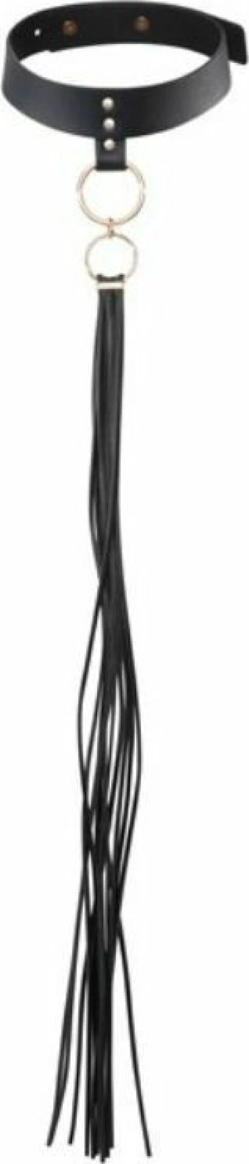 Bijoux Indiscrets Maze Tassel Choker Black