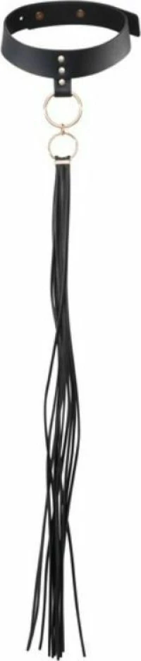 Bijoux Indiscrets Maze Tassel Choker Black