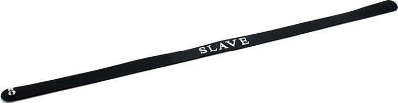 Black Silicone Slave Collar