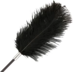 Darkness Feather Crop Black 56cm