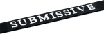 Black Silicone Submissive Collar