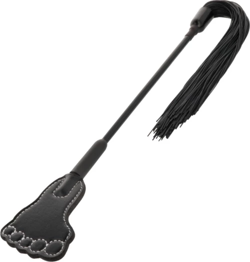 DARKNESS CROP & FLOGGER BLACK FETISH BDSM