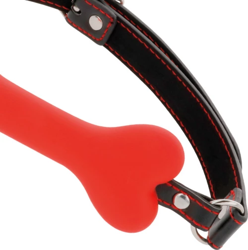 DARKNESS BONE GAG SILICONE RED
