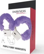DARKNESS PLEASURE FURRY HANDCUFFS PURPLE