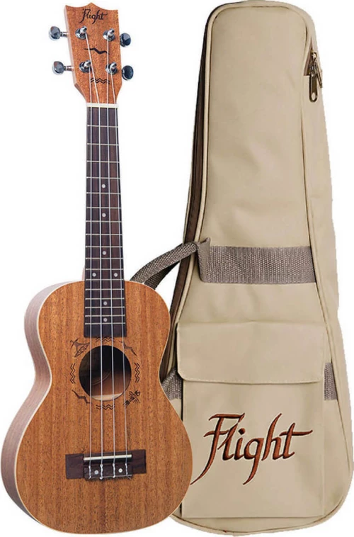 Flight DUC323 Concert Mahogany Natural