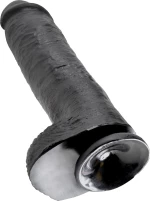Pipedream King Cock Dildo With Balls 28cm Black
