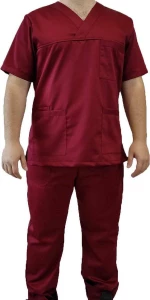 FABRIK Ιατρικό Σετ Κοστούμι Νοσηλευτικής Unisex MARK846 BURGUNDY