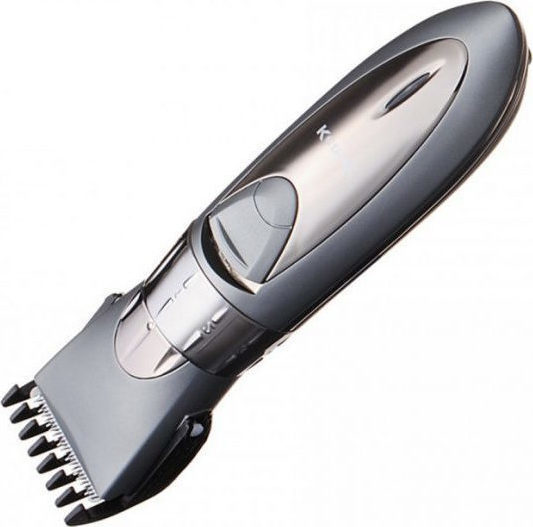 Επαναφορτιζόμενη Κουρευτική Μηχανή - Km-605 - Kemei