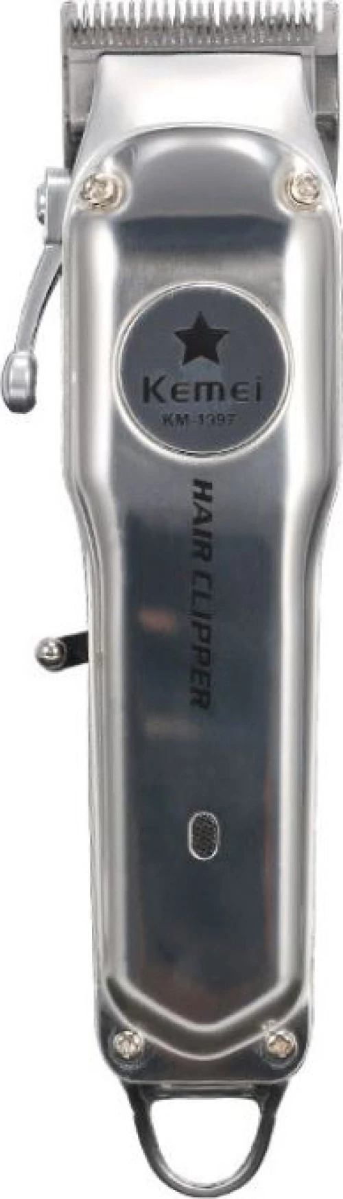 Επαγγελματική Επαναφορτιζόμενη Μεταλλική Κουρευτική Μηχανή - Km-1997 - Κεμει