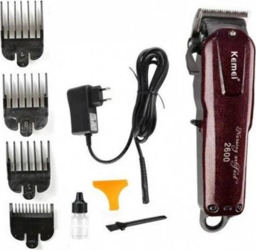 Επαγγελματική Eπαναφορτιζόμενη Κουρευτική Μηχανή - Km-2600 - Κεμει