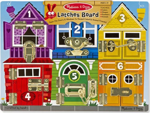 Melissa & Doug Wooden Latches Board