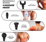 Kemei Συσκευή Μασάζ Fascial Black KH-320