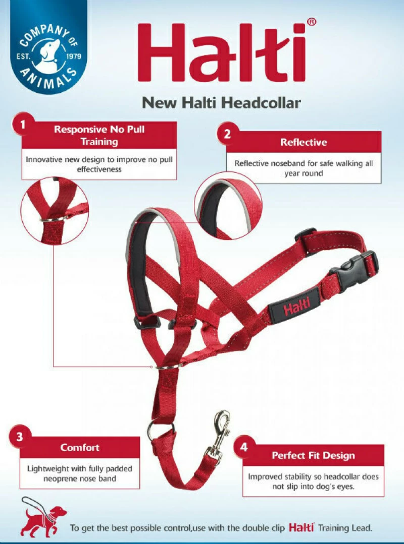 Εκπαιδευτικό Περιστόμιο Halti No4 (46-62cm)