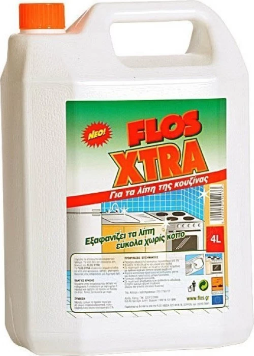 Flos Υγρό Απολιπαντικό Xtra 4lt