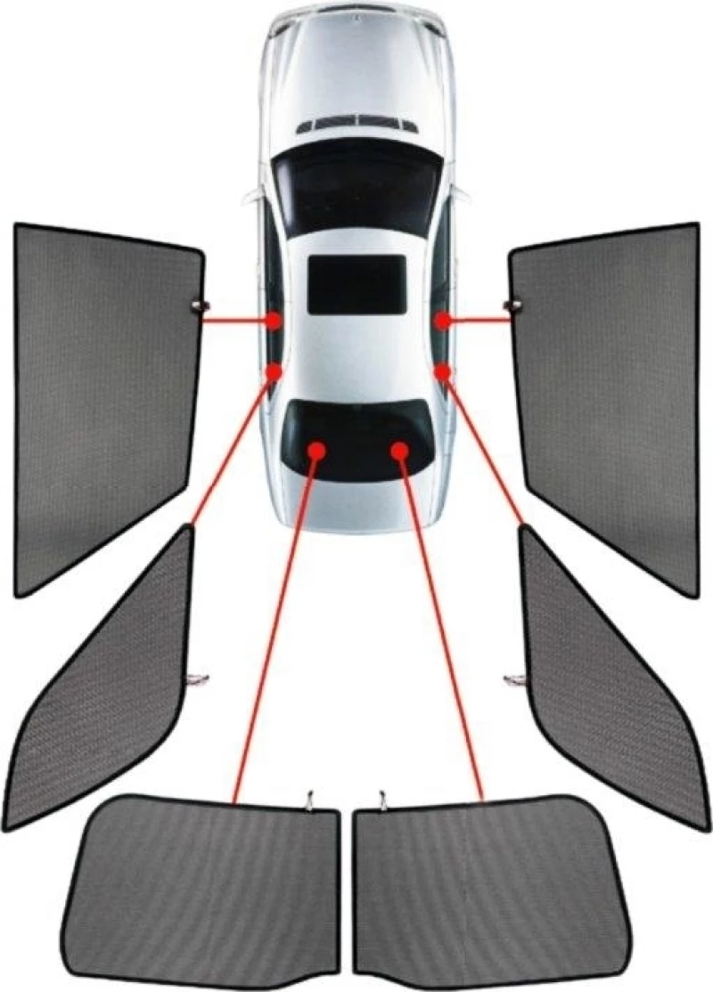 CarShades Πλαϊνά Σκίαστρα Σετ Citroen Xsara Picasso 99-09 5D 6τμχ