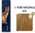 Wella Koleston Perfect Me+ Pure Naturals 8/0 Ξανθό Ανοιχτό 60ml