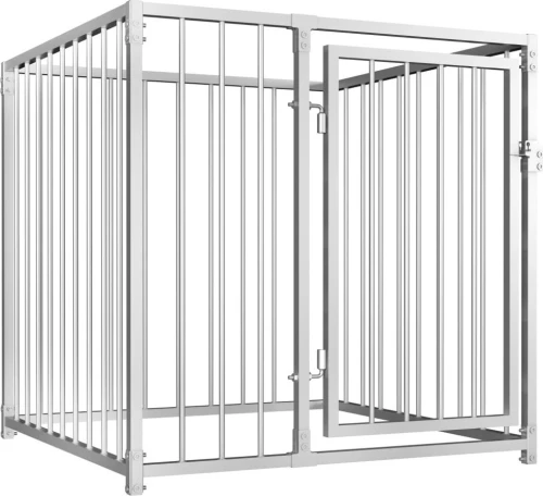 vidaXL Κλουβί Σκύλου Εξωτερικού Χώρου 100x100x100εκ.