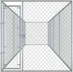 vidaXL Κλουβί Σκύλου Εξωτερικού Χώρου 7,6x1,9x2μ.