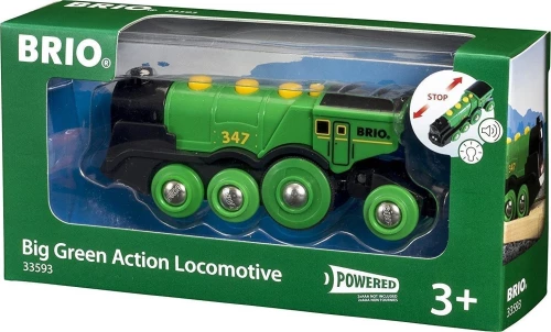 Brio Toys Big Green Action Locomotive