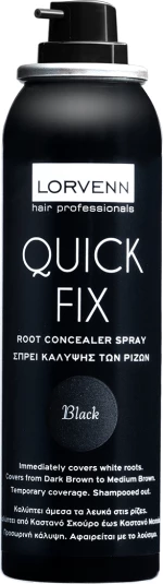 Lorvenn Quick Fix Root Concealer Black 75ml