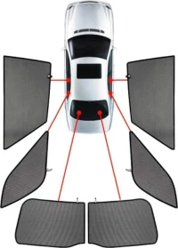 CarShades Opel Astra 11-15 SW 6τμχ