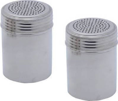 Αλατοπιπεριέρα - Κανελλιέρα INOX Φ6.5x9,5Υcm 05-035