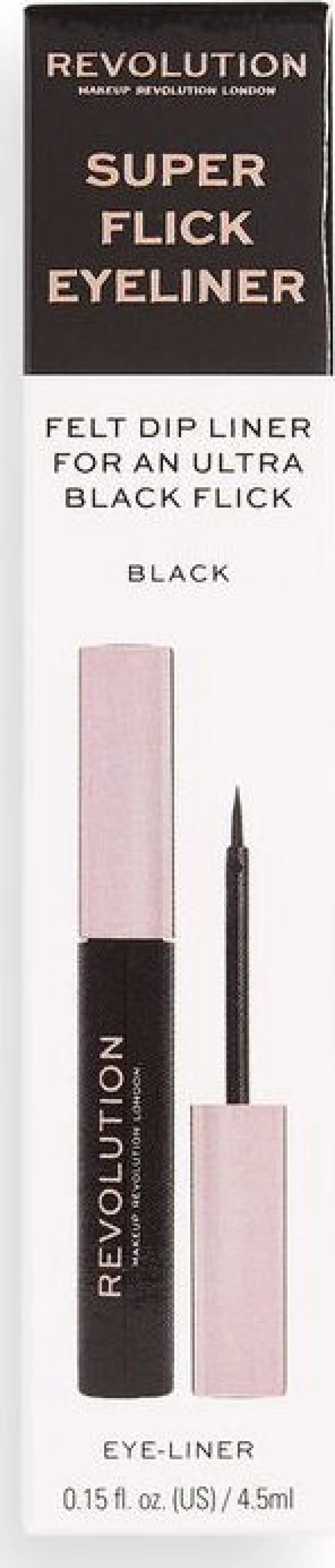 Revolution Beauty Super Flick Eyeliner Black
