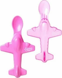 Tommee Tippee Κουτάλι Αεροπλάνο Ροζ 2τμχ