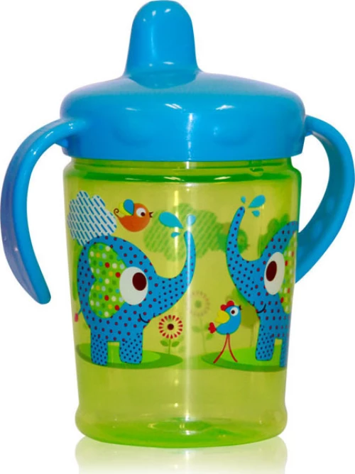 Lorelli Εκπαιδευτικό Ποτηράκι Zoo, Blue 12m+