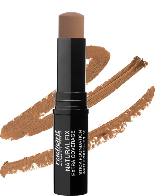 Radiant Natural Fix Extra Coverage Stick Foundation Waterproof SPF15 07 Cinammon 8.5gr