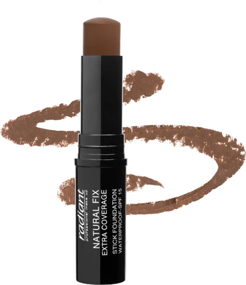 Radiant Natural Fix Extra Coverage Stick Foundation Waterproof SPF15 08 Pecan 8.5gr