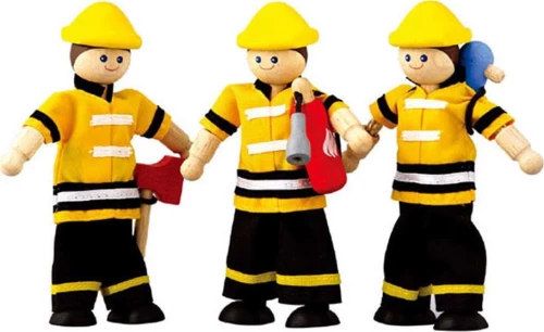 Plan Toys Πυροσβέστες 3τεμ. (7420) 7420