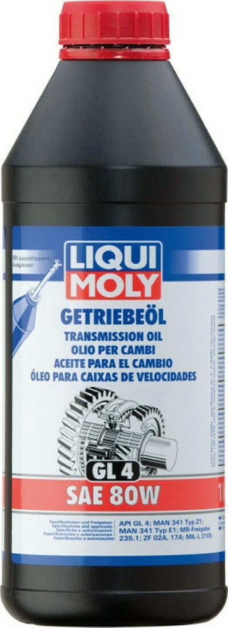 Liqui Moly Βαλβολίνη Gear Oil (GL4) 80W 1lt