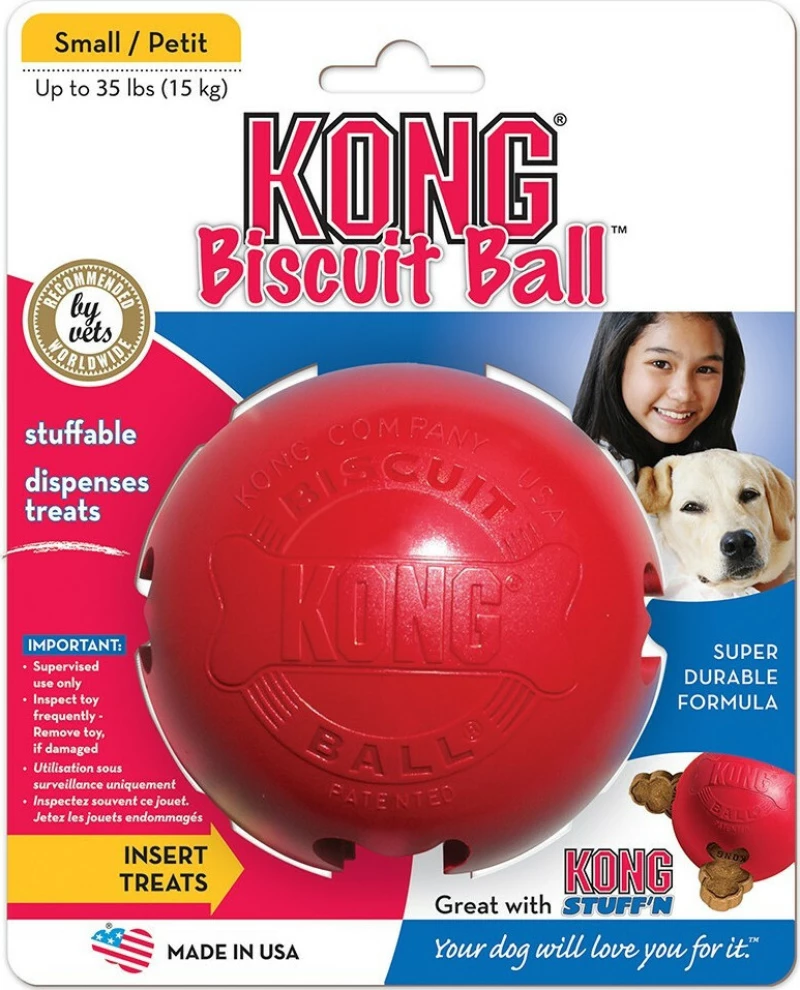 Kong Biscuit Ball Καουτσούκ Large