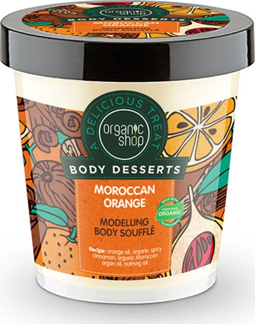 Organic Shop Body Desserts Moroccan Orange Modeling Body Souffle 450ml