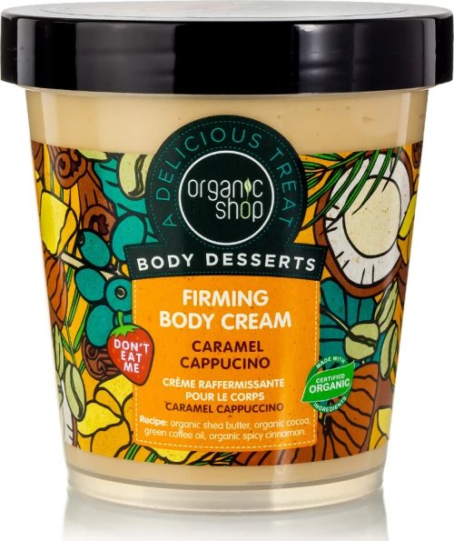 Organic Shop Body Desserts Caramel Cappuccino Firming Body Cream 450ml