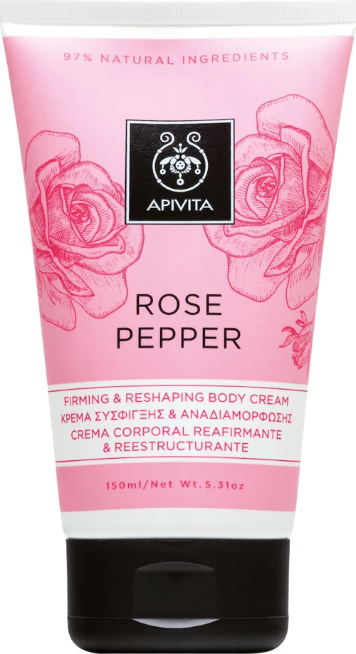 Apivita Rose Pepper Firming & Reshaping Body Cream 150ml