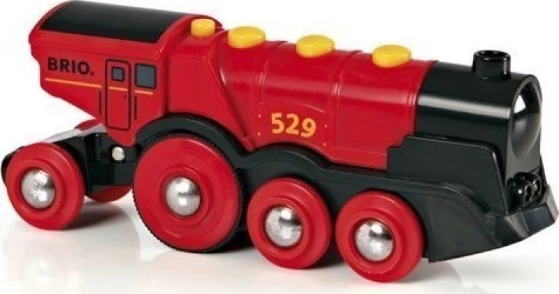 Brio Toys Mighty Red Action Locomotive