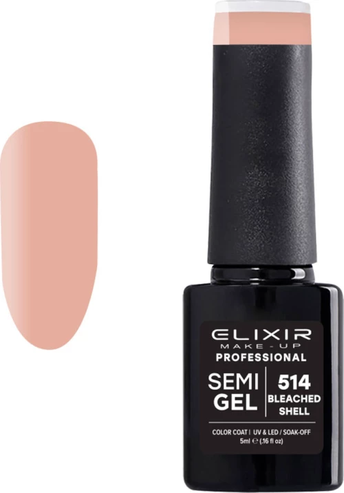 Elixir Semi Gel 514 Bleached Shell 5ml